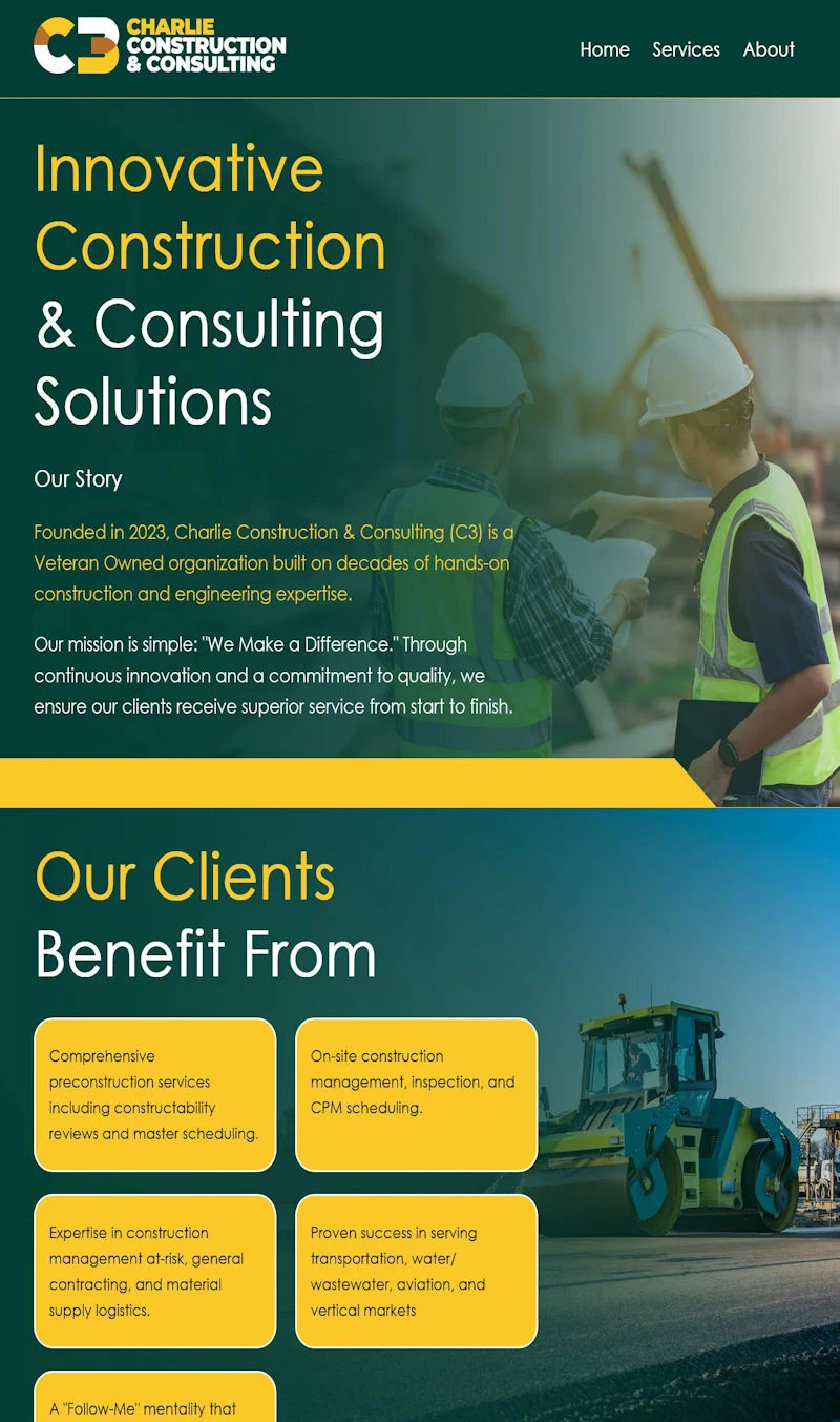Charlie Construction screenshot