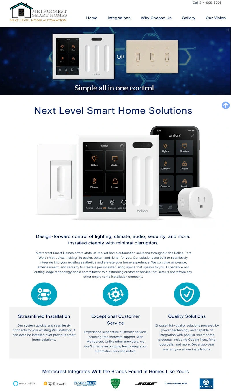 Metrocrest Smart Home screenshot